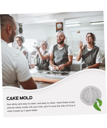 Alipis 2pcs Leaf Mold Baking Mold Chocolate Molds Mold for Cookie Silicone Gummy Molds Multi-use Silicone Mold Funny Cupcake Mold Cupcake Decorations Silica Gel White Leaves Baking Tools - Buy Online on GoSupps.com