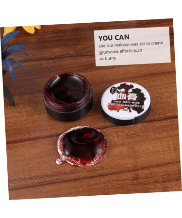 iPetBoom Halloween Makeup Wax Kit | Special Effects Face Makeup Blood Gel & Sponges | Complete Costume Accessories for Spooky Looks - Buy Online on GoSupps.com
