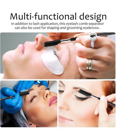 FOMIYES Metal Eyelash Comb Set - 4 Pieces Eyelash Separator & Eyebrow Brush for Perfect Grooming | Ideal Tool for Women & Girls - Buy Online on GoSupps.com