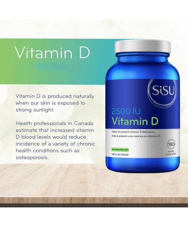 Vitamin D3 2500 IU 180 T - Buy Online on GoSupps.com