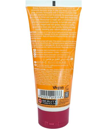 BEAUTY Formulas Vitamin C MOISTURISER - Buy Online on GoSupps.com