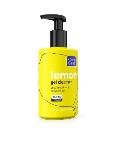 Clean & Clear Brightening Gel Facial Cleanser with Vitamin C & Lemon Extract - 7.5 oz - Buy Online on GoSupps.com