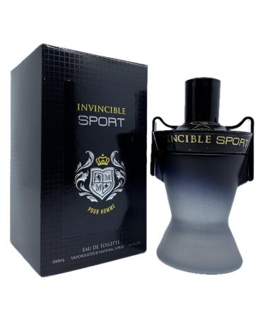 Invincible Sport Men's Cologne 3.4 Fl. Oz. Eau de Toilette Spray