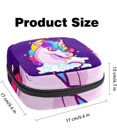 Portable Women's Binding-Storage Bags for Menstrual Cups & Pads | Cute Unicorn Design | Ideal for Teens & First Period Essentials - Buy Online on GoSupps.com