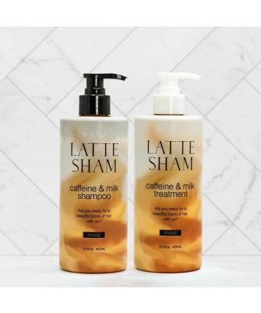 Buy Latte Sham Moist Shampoo - Nourishing Hydration for All Hair Types | International Shipping Available - Buy Online on GoSupps.com