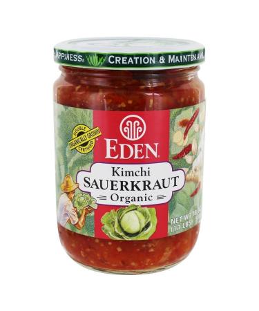 Eden Foods Organic Kimchi Sauerkraut - 18 oz Jar 1.12 Pound (Pack of 1) - Buy Online on GoSupps.com