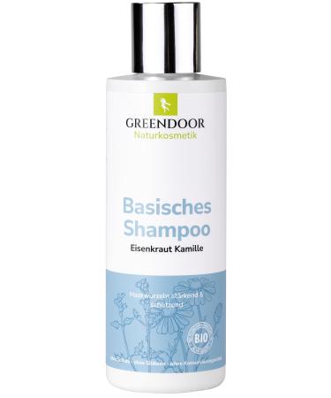 Greendoor Verbena Natural Shampoo 200ml for stronger hair sulfate-free basic hair care with organic oils naturally not tested on animals natural biodegradable