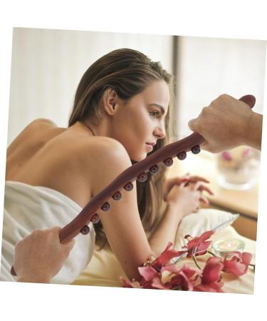 Healeved Wooden Massage Roller Stick | Manual Trigger Point & Acupressure Tool | International Shipping Available - Buy Online on GoSupps.com