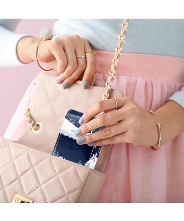Travel Lipstick Organizer Case - Portable Makeup Bag with Mirror | Christmas Design | Shop Now - Buy Online on GoSupps.com