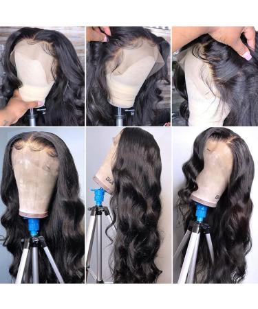 26 Body Wave HD Transparent Lace Frontal Wig - 180% Density Brazilian Virgin Human Hair - Buy Online on GoSupps.com