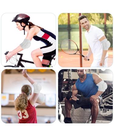 WLLHYF Elbow Pads - Thicken Sponge Padding Breathable Support Wraps for Kids & Adults | Fitness Tendonitis Arm Brace - Buy Online on GoSupps.com