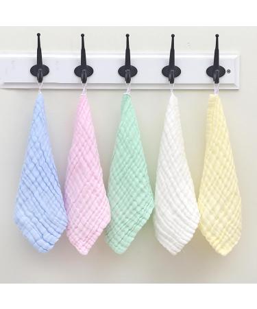 Teogneot 5 Pcs Baby Towels - Soft Muslin Washcloths for Sensitive Skin | Perfect Newborn Gifts | 30 x 30 cm - Buy Online on GoSupps.com