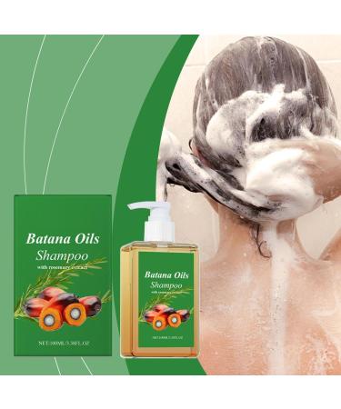  BommFu Batana-Oil Shampoo | Batana Oil Shampoo with Rosemary Extract | 100 ml Shampoo intensely hydrates and hydrates - Promotes hair wellbeing for men and women - Buy Online on GoSupps.com