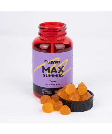 Susnen MAX Gummies - Digestive Health Energy Boost & Immune Support with Kudzu Root Fenugreek & Fructus Malvae | 60 Gummies for Optimal Wellness - Buy Online on GoSupps.com