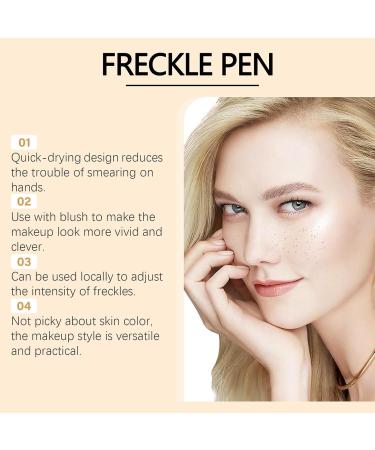 Rrlihjgu Freckle Effect Makeup Pen | 3.5g Marker - Long-Lasting Quick-Drying Natural Effect for Cosplay Special Occasions and Everyday Makeup - Buy Online on GoSupps.com