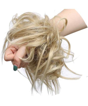 SEGO Hair Part Hair Tie & Curly Updos - Ash Blond & Bleach Blond #24T613 - 45g Hair Extension Accessories - Buy Online on GoSupps.com