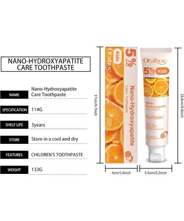 KLYso Kids Oral Care Toothpaste (Sweet Orange Flavor) - Gentle Cleaning Teeth Brightening Fresh Breath Safe & Fun for Children(2PCS) - Buy Online on GoSupps.com