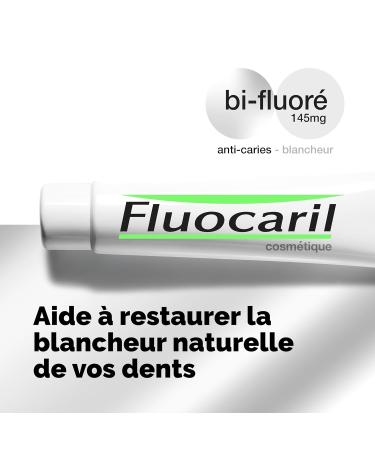 Fluocaril Cosmetics Toothpaste for Cavity Protection - 3 x 75ml | Reinforced Enamel & Strong Teeth | Effective Whitening Solution - Buy Online on GoSupps.com