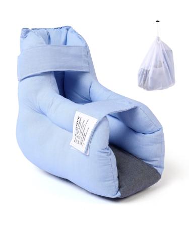 Heel Protectors for Pressure Sores in Bed and Heel Protectors for Bed Sores Heel Cushions for Heel Pain Relief Foot Heel Pillows for Bedridden Patients Supplies with Laundry Bag 1 PC Heel protector + Laundry Bag
