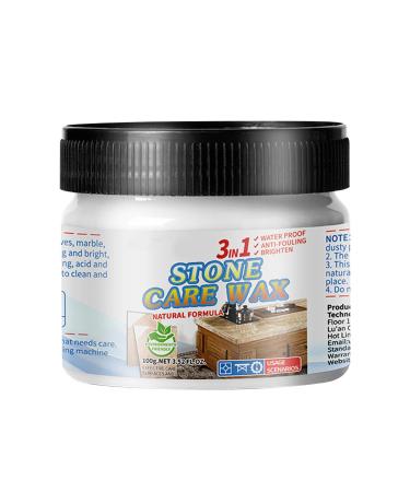 Stone Polishing Wax Granite Polish Wax Stone Maintenance Polishing Wax Stone Restoration Care Wax Granite Cleaner and Polish for Marble Furniture Ceramic Tiles Stone Floor Stone Walls