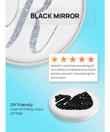 Getinbulk Compact Mirror Bulk - Double-Sided 1X/3X Magnifying PU Leather Makeup Mirror - White, 2.7 inches - Buy Online on GoSupps.com