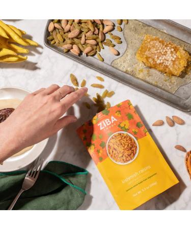 Ziba Foods Kishmish Raisins | Non-GMO, Vegan, Whole 30 Friendly & Paleo - 5.3 oz Pack | High Fiber, Iron & Antioxidants - Buy Online on GoSupps.com