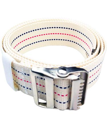 LAMBOX Gait Belt - Beige 60 Inch - Walking Transfer Belt for Seniors, Caregivers, Nurses, Therapists - Includes Belt Loop Holder - Pack of 1 - Buy Online on GoSupps.com