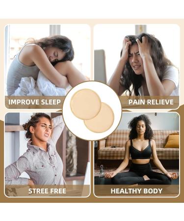 SHCHME 2 PCS Castor Oil Pack Castor Oil Pack Wrap Breast Pads Reusable And Washable Castor Oil Pack Compress for Breast (Oil Not Included)(Breast Pads Khaki) - Buy Online on GoSupps.com