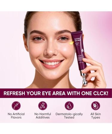 Eye Cream Stick Retinol Eye Cream for Dark Circles Vitamin E Hyaluronic Acid for Puffiness Anti Aging Anti-Wrinkle Firming Hydrating & Revitalizing Eye Creams for Men & Women 1 Fl Oz (Pack of 1) - Buy Online on GoSupps.com