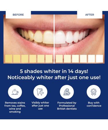 Teeth Whitening Strips - 20 Pap Sessions - Non-Sensitive & Enamel Safe - Made in UK - Mint Flavor - SMILE NOW - Buy Online on GoSupps.com