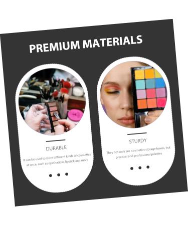 Balacoo 2pcs Eye Shadow Box Makeup Powder Tools Makeup Pallet Lipstick Storage Case Dog Travel Eyeliner 9.5X9.5X1.5CM As Shown - Buy Online on GoSupps.com
