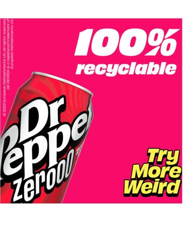 Dr Pepper Zero 8 x 330ml - Sugar-Free Soda Multipack for Refreshing Taste - Buy Online on GoSupps.com