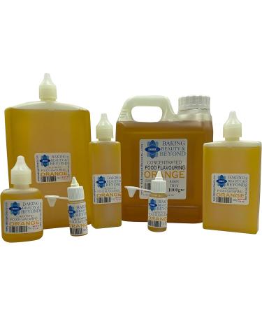 Baking Beauty and Beyond Concentrated Food Flavouring Oil - Dozen of Professional Quality Food Grade Flavouring Oil for Candy Making Baking Cooking Lip Balm and Lip Gloss - Orange (10ml) - Buy Online on GoSupps.com