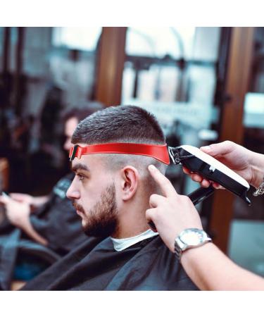 Haircut Bands Curved Silicone Hair Bands Washable Haircut Guide Band Adjustable Haircut Template Soft Comfortable Hair Trimming Guide Hair Cutting Tools for Home Haircuts Beauty Salon Red - Buy Online on GoSupps.com