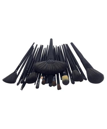 KanCai 24-Piece Natural Hair Makeup Brush Set with Case - Professional Quality for Flawless Application - Ships Worldwide - Buy Online on GoSupps.com