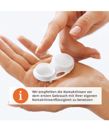 Buy Glamlens Silicone Comfort Soft Brown Contact Lenses Elly Hazel 0.0 Diopters 3-Month Wear | International Shipping - Buy Online on GoSupps.com