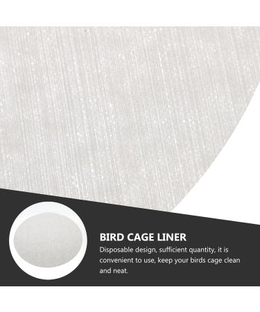 UKCOCO Disposable Birdcage Liner Paper- 30 * 30cm Absorbent Pad Non Woven Pet Cage Accessories/Birdcage Waterproof Sandpaper/Absorbent Parrot Cage Pad/Birdcage Pad Paper Dung Pad (100Pcs) 30X30CM - Buy Online on GoSupps.com