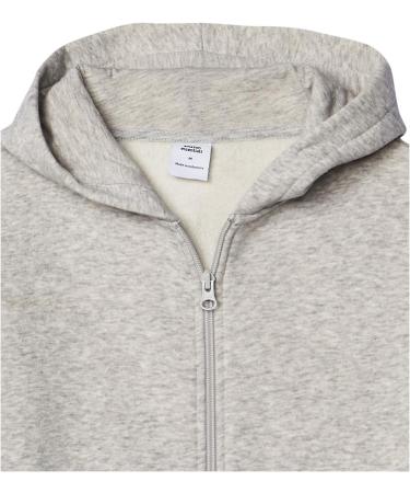 Amazon Essentials Boys' Fleece Zip-Up Hoodie Sweatshirt - 10 Years, Light Grey Heather - Buy Online on GoSupps.com