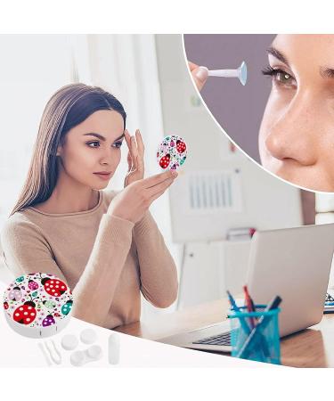 Colorful Ladybug Contact Lens Case Kit | Eye Care Holder with Tweezers & Solution Bottle for Travel & Home | Bagea-Ka - Buy Online on GoSupps.com