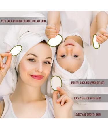 Waxzaa 23 Pack Reusable Cotton Pads 100% Organic Makeup Remover Pads with Bamboo Face Pads Washable Laundry Bag and Storage Eco-Friendly Beauty Essentials for All Skin Types Suitable for Adults & Kids - Buy Online on GoSupps.com