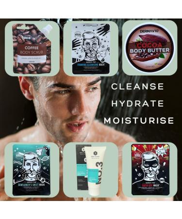 Mens Pamper Gift Box with Face and Body Treatments Mens Grooming Gift - Buy Online on GoSupps.com