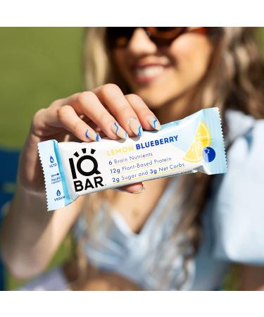 IQBAR Keto Protein Bars - Fruit Lovers Variety - 12 Count Energy Bars - Low Carb, High Fiber Vegan Snacks - Buy Online on GoSupps.com