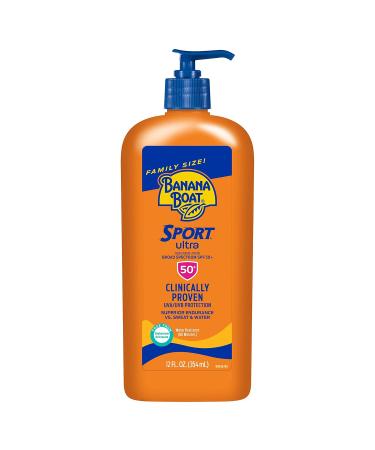 Banana Boat Sport Ultra Sunscreen Lotion SPF 100 4oz Twin Pack and SPF 50 12oz Oxybenzone Free Sunscreen - Buy Online on GoSupps.com