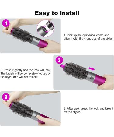 Dyson Airwrap HS01/HS05 Volumizing Round Brush Attachment Part No. 969489-01 970750-01 - Ideal for Transforming Limp Flat Hair - Buy Online on GoSupps.com