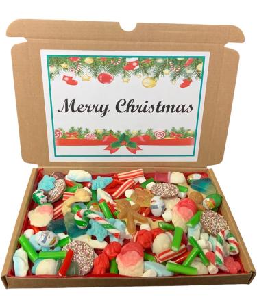 1KG CHRISTMAS PICK & MIX Sweet Box Latter Box Hamper Personalised Sweet Box Gift for Christmas - Buy Online on GoSupps.com