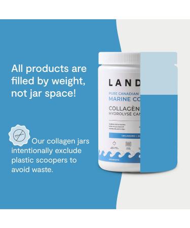 Landish Pure Canadian Hydrolyzed Marine Collagen Collagen Peptides Powder Unflavoured 250 g - Buy Online on GoSupps.com