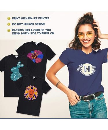 Hayes Paper Co Iron-on Heat Transfer Paper For Colored or Dark Fabrics  White Base Color  A4 Size (8.5 x 11.5) 20 Sheets - Buy Online on GoSupps.com