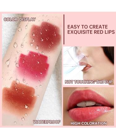 Shop 3 Colors Lipstick Set - Hydrating Tinted Lip Balm Matte & Moisturizing Long Lasting Waterproof Lip Stain | International Shipping Available - Buy Online on GoSupps.com