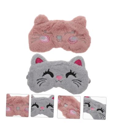 Buy 2pcs Cartoon Sleep Masks for Kids | Breathable Satin Blindfolds | Eye Block Out Light | Koala Plush Design - Perfect for Sleep | Assorted Colors - Buy Online on GoSupps.com