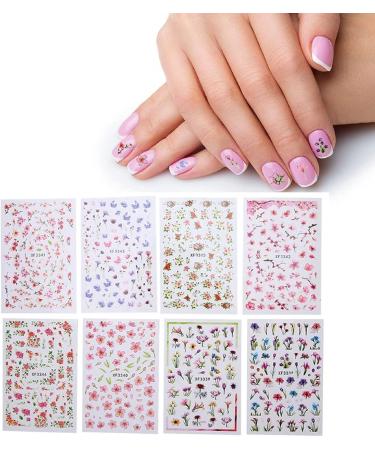 Nail Art Stickers Ladies Nail Stickers Self Adhesive DIY Nail Art Decorations Nail Art Decal Tools Nail Art Supplies - Buy Online on GoSupps.com